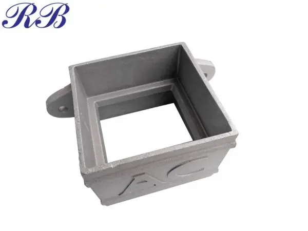 square pipe fittings with ears